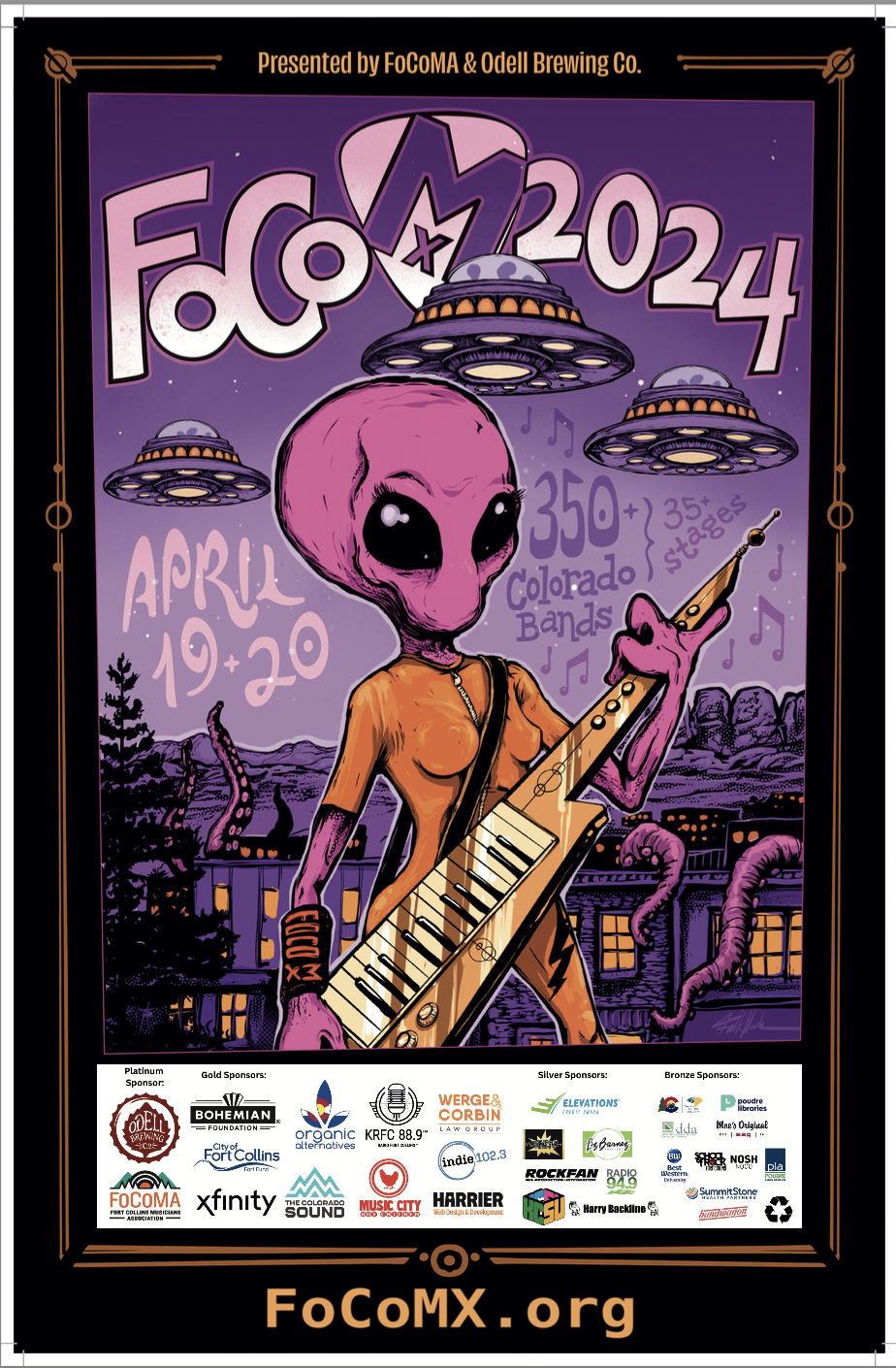 FoCoMX 16 alien poster