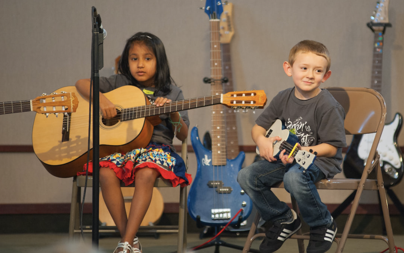 kids playing music in fort collins