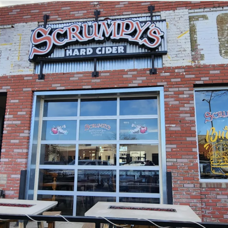 Scrumpy's Fort Collins building front, brick windows