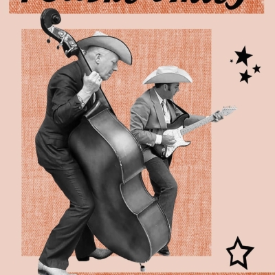organge poster with instruments