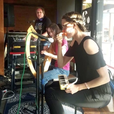 Forty-Five Plus One with DJ Alf - photo by Elizabeth Sink (for Marc Leverette Photography) - FoCoMX 10, April 2018