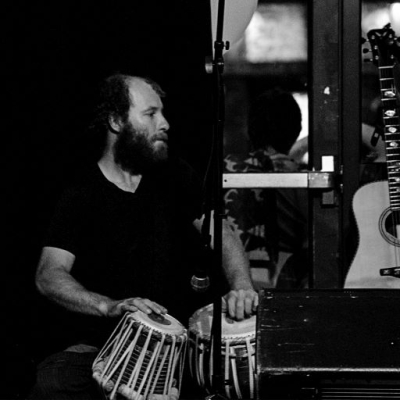 No photo description available. FoCoMX - Fort Collins Music eXperiment April 28, 2018  ·   ·  Blue Canyon Ritual - photo by Marc Leverette - FoCoMX 10, April 2018