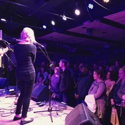 Danielle at the Sandwich at Artery