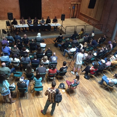 Full House for our first ProDev Educational Panel this afternoon! Lots of great booking information being shared with our local musicians!!