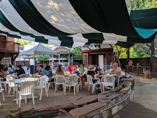 Avogadro's Number Outdoor Patio